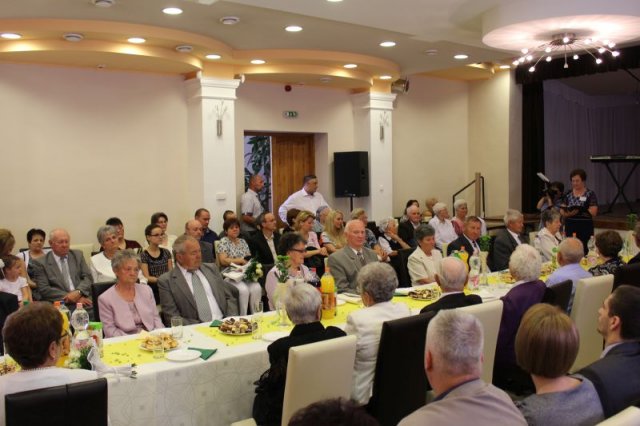 Jubiláló házaspárok ünnepsége