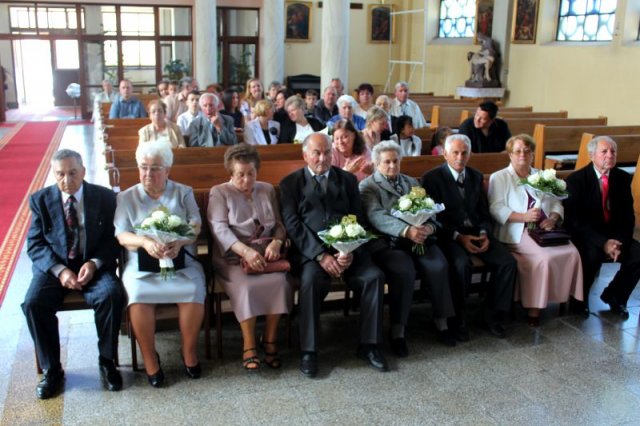 50-60 évvel ezelőtt házasságot kötött párok ünnepsége