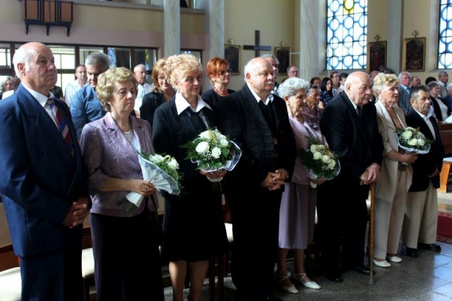 50-60 évvel ezelőtt házasságot kötött párok ünnepsége