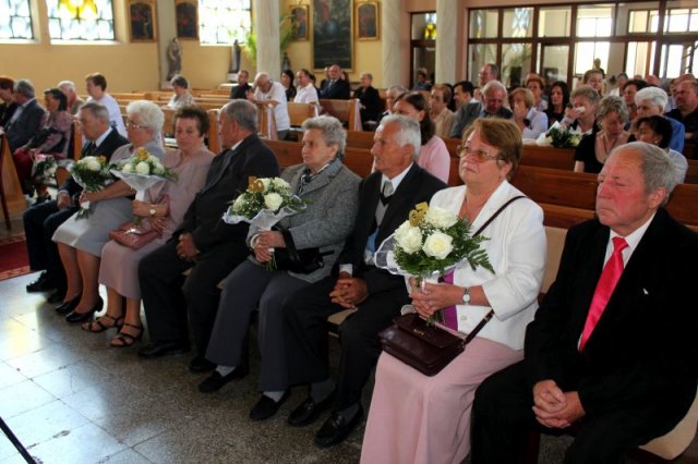 50-60 évvel ezelőtt házasságot kötött párok ünnepsége