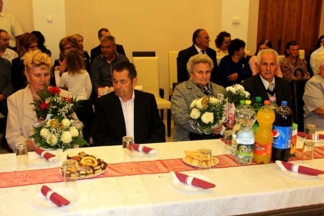 50-60 évvel ezelőtt házasságot kötött párok ünnepsége