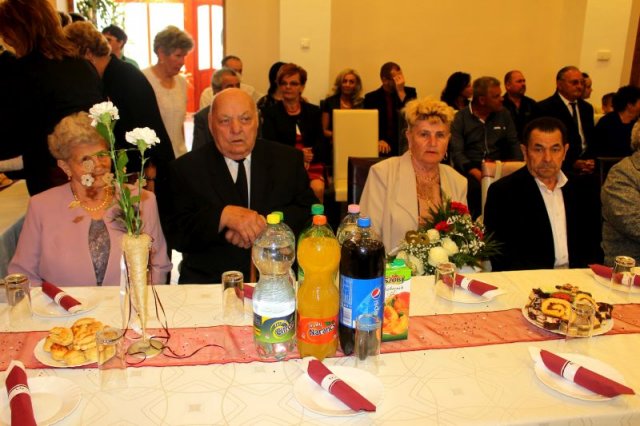 50-60 évvel ezelőtt házasságot kötött párok ünnepsége