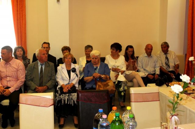 50-60 évvel ezelőtt házasságot kötött párok ünnepsége