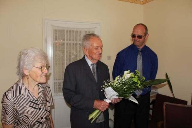 Kiss Bertalan nyugalmazott pedagógus köszöntése